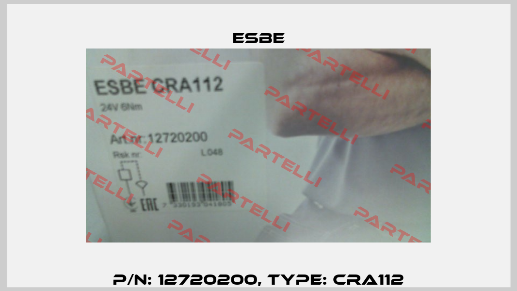 P/N: 12720200, Type: CRA112 Esbe