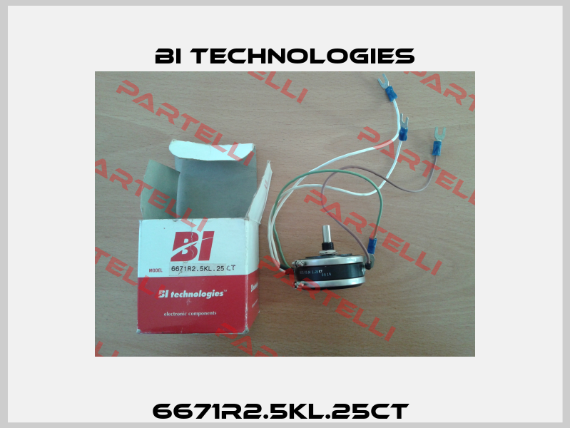 6671R2.5KL.25CT  BI Technologies