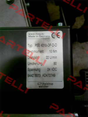 PSE4210-DP-D-O  Halstrup Walcher