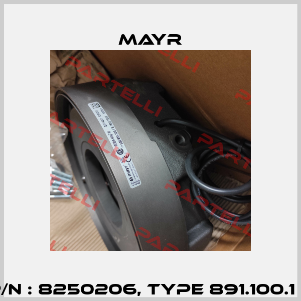 P/N : 8250206, Type 891.100.1 S Mayr