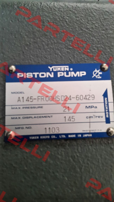 A1 45-FR00HS D24-60429  Yuken