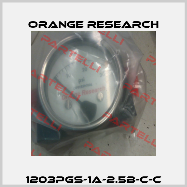 1203PGS-1A-2.5B-C-C Orange Research