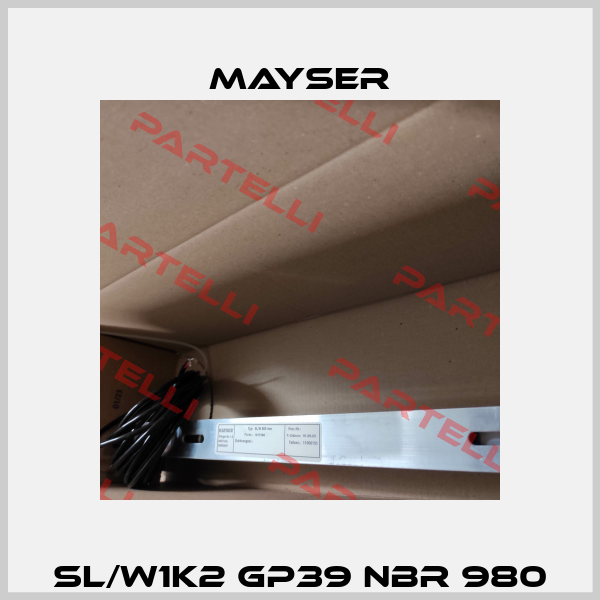 SL/W1K2 GP39 NBR 980 Mayser