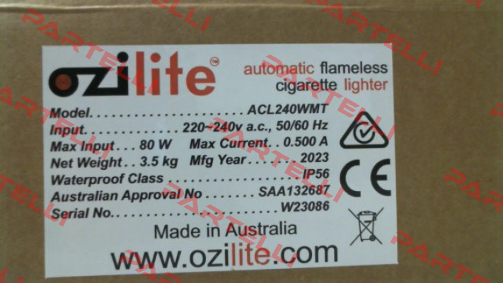 ACL240WMT Ozilite - Automatic