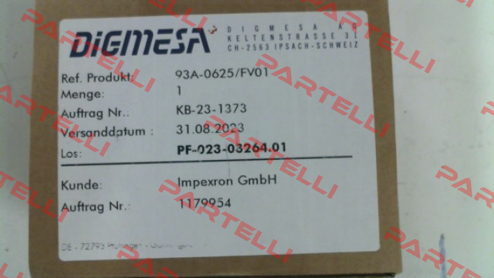 93A-0625/FV01 Digmesa