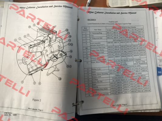 Screen for type E200S01   Donaldson