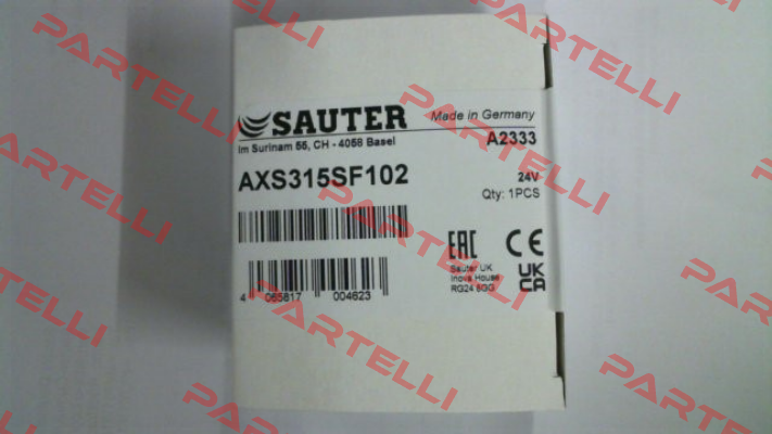 AXS315SF102 Sauter
