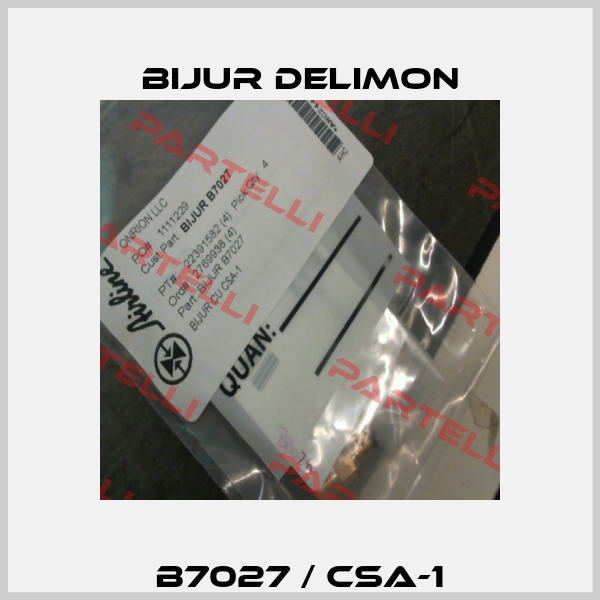 B7027 / CSA-1 Bijur Delimon