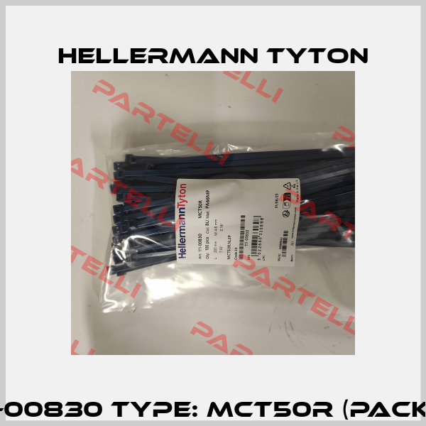 P/N: 111-00830 Type: MCT50R (pack 1x100) Hellermann Tyton