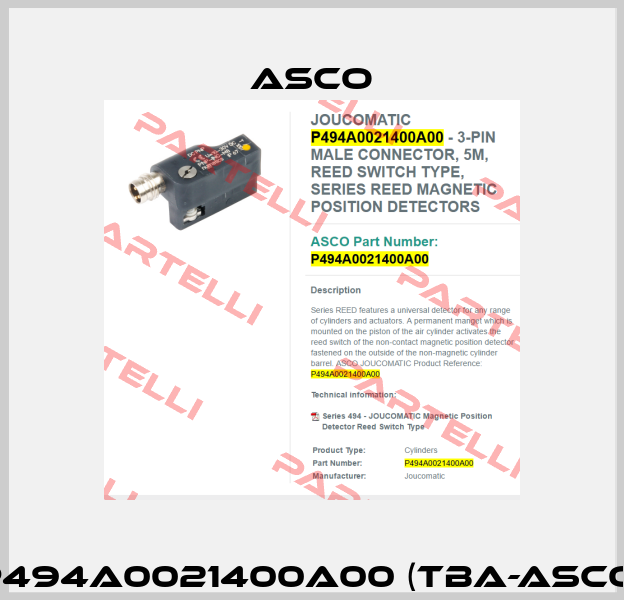 P494A0021400A00 (TBA-ASCO) Asco