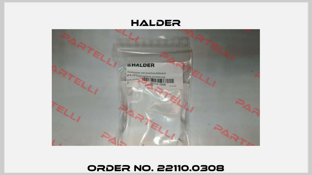 Order No. 22110.0308 Halder