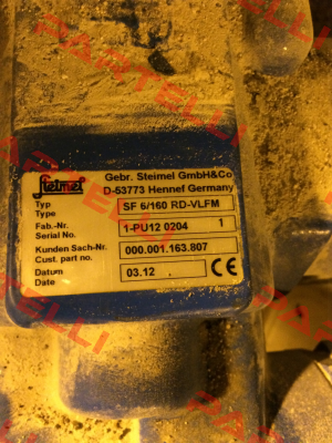 SF 6-160 RD-VLFM  Steimel