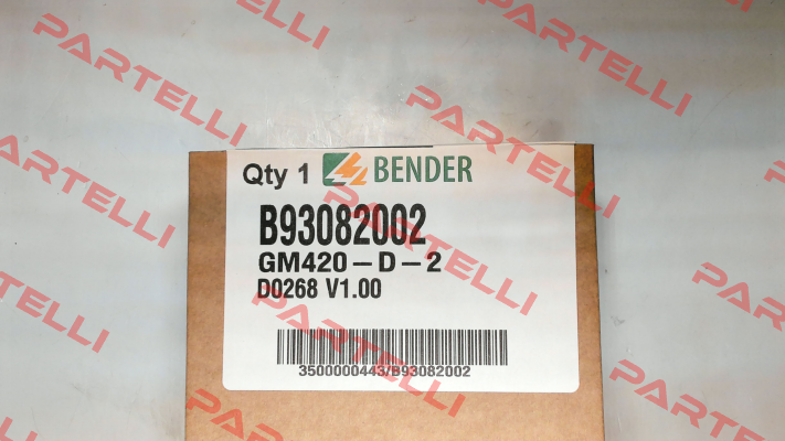Nr. B93082002, Type: GM420-D-2 Bender