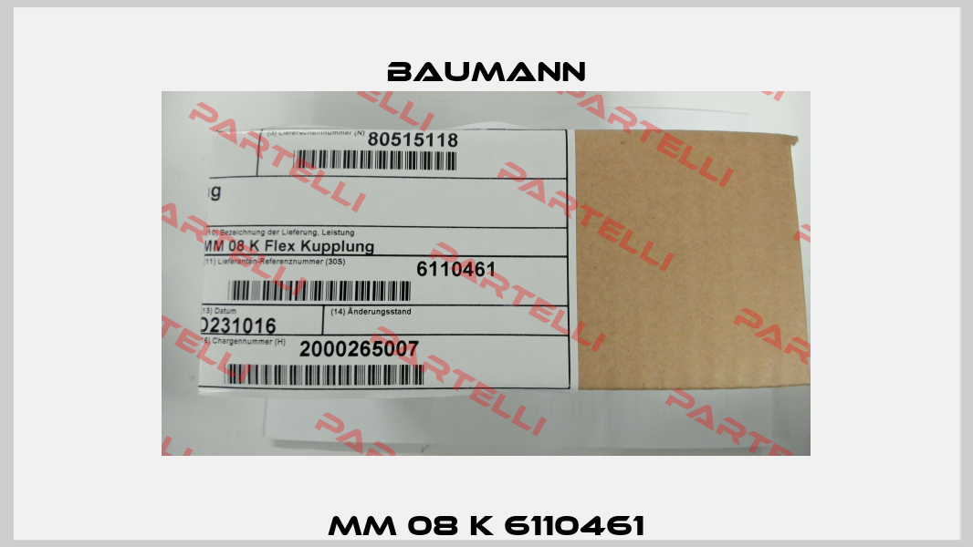 MM 08 K 6110461 Baumann