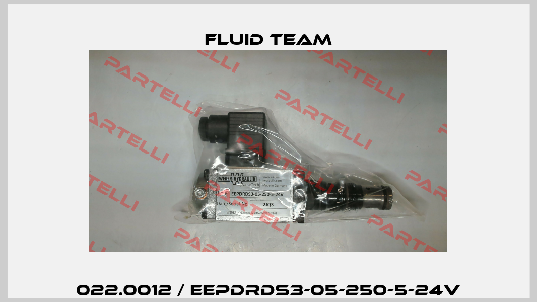 022.0012 / EEPDRDS3-05-250-5-24V Fluid Team
