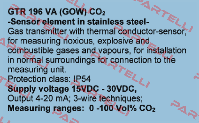 GTR 196 VA (GOW) CO2     Ados