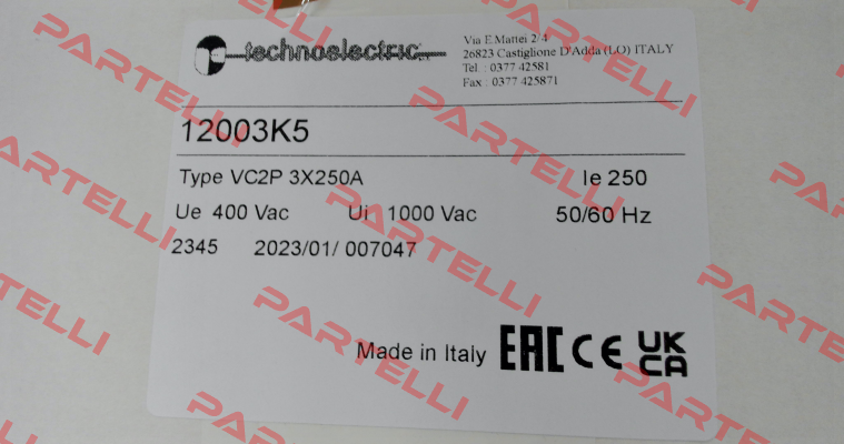 12003K5 Technoelectric