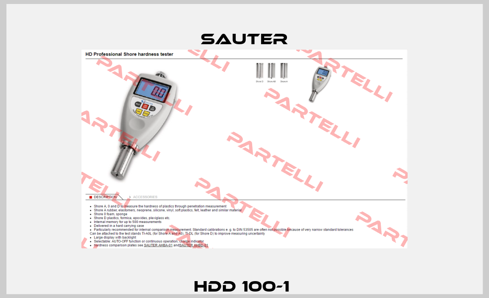 HDD 100-1  Sauter