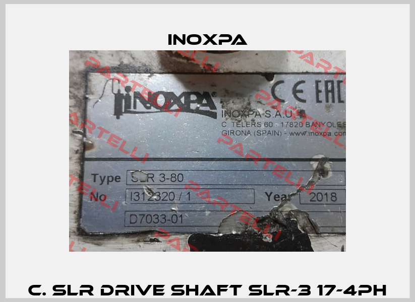 C. SLR DRIVE SHAFT SLR-3 17-4PH Inoxpa